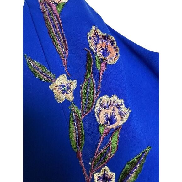 Marchese Notte Embroidered Off the Shoulder Gown NWT Sz. 6 - Picture 10 of 10